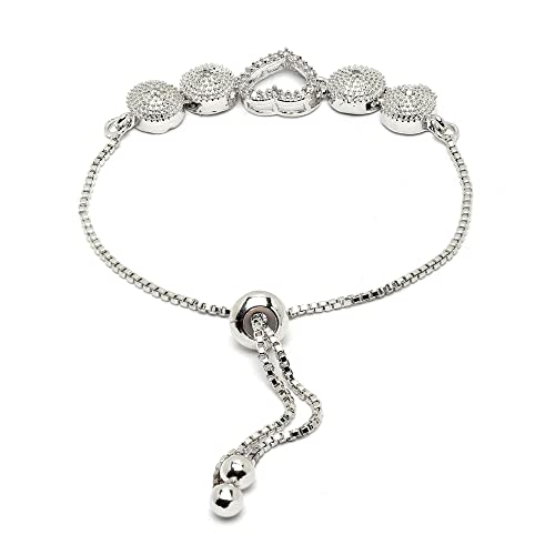 American Diamond Link Bracelet Jewelry